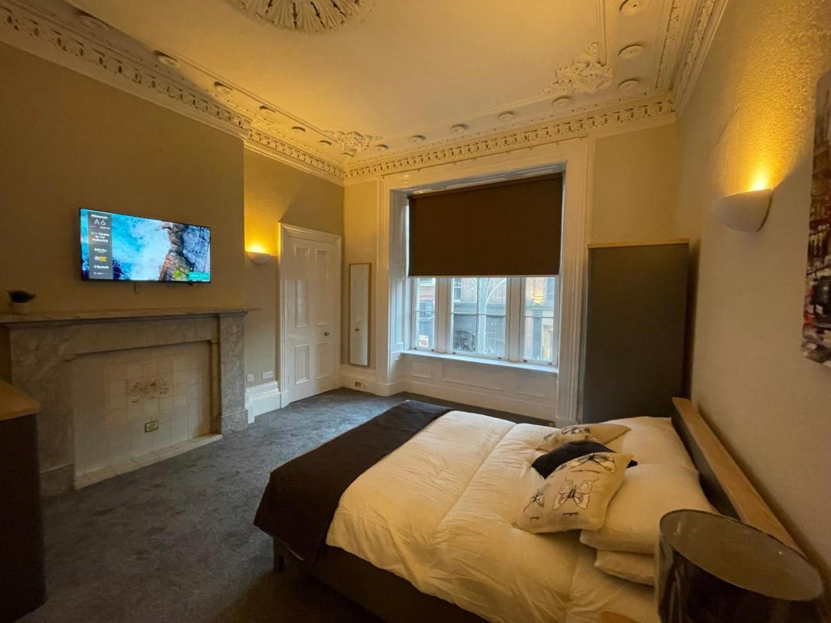 Traditional 5 Bedroom City Centre Apartment Glasgow Esterno foto