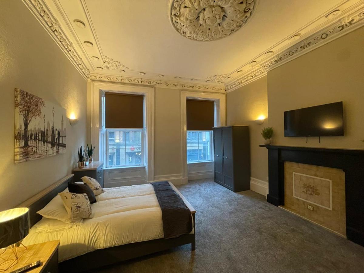 Traditional 5 Bedroom City Centre Apartment Glasgow Esterno foto